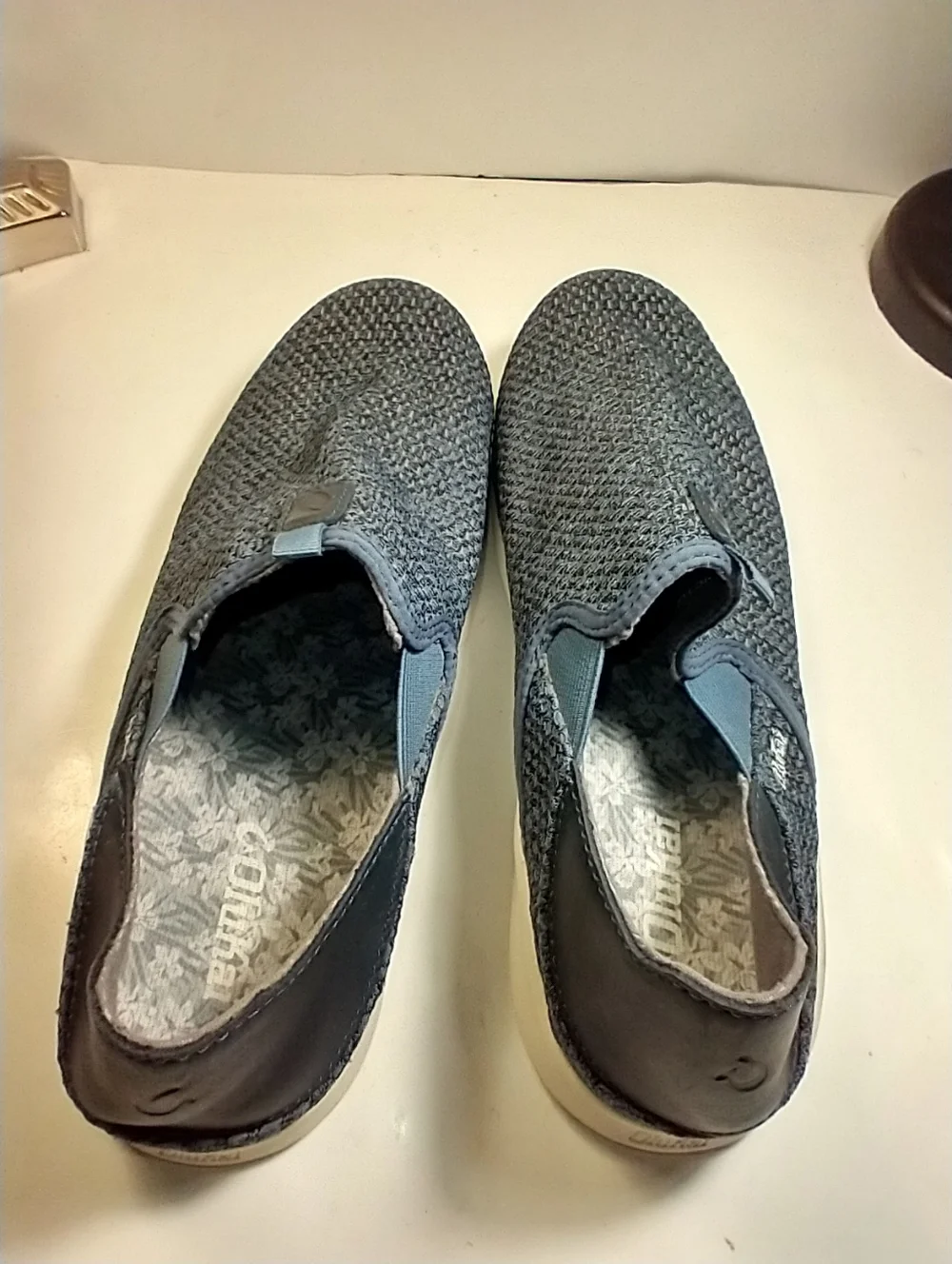 Olukai Alapa Blue Slip On Sneakers Shoes Men's sz 10.